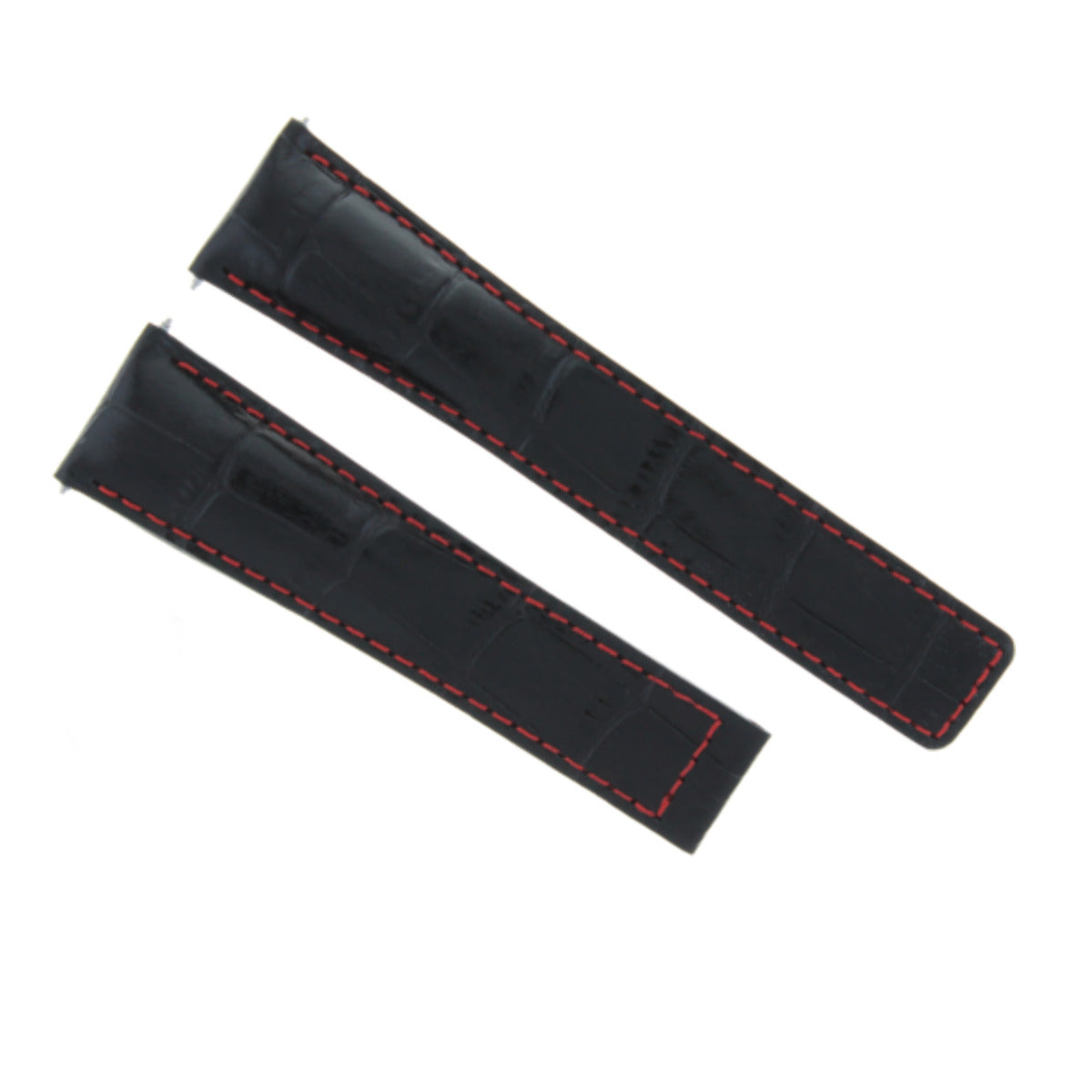 20MM LEATHER WATCH BAND FOR 20/16MM TAG MONZA WR2110 CR5110 FC5012 BLACK RED ST