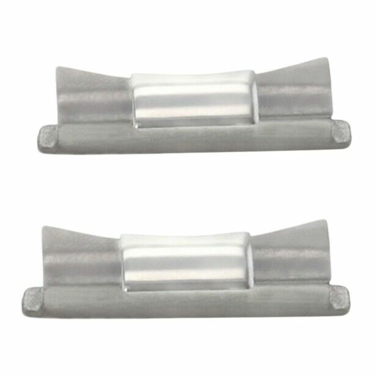 2 CUSTOM STRAP END LINK PIECE FOR ROLEX DAYTONA 16518 16519 16520 SHINY CENTER