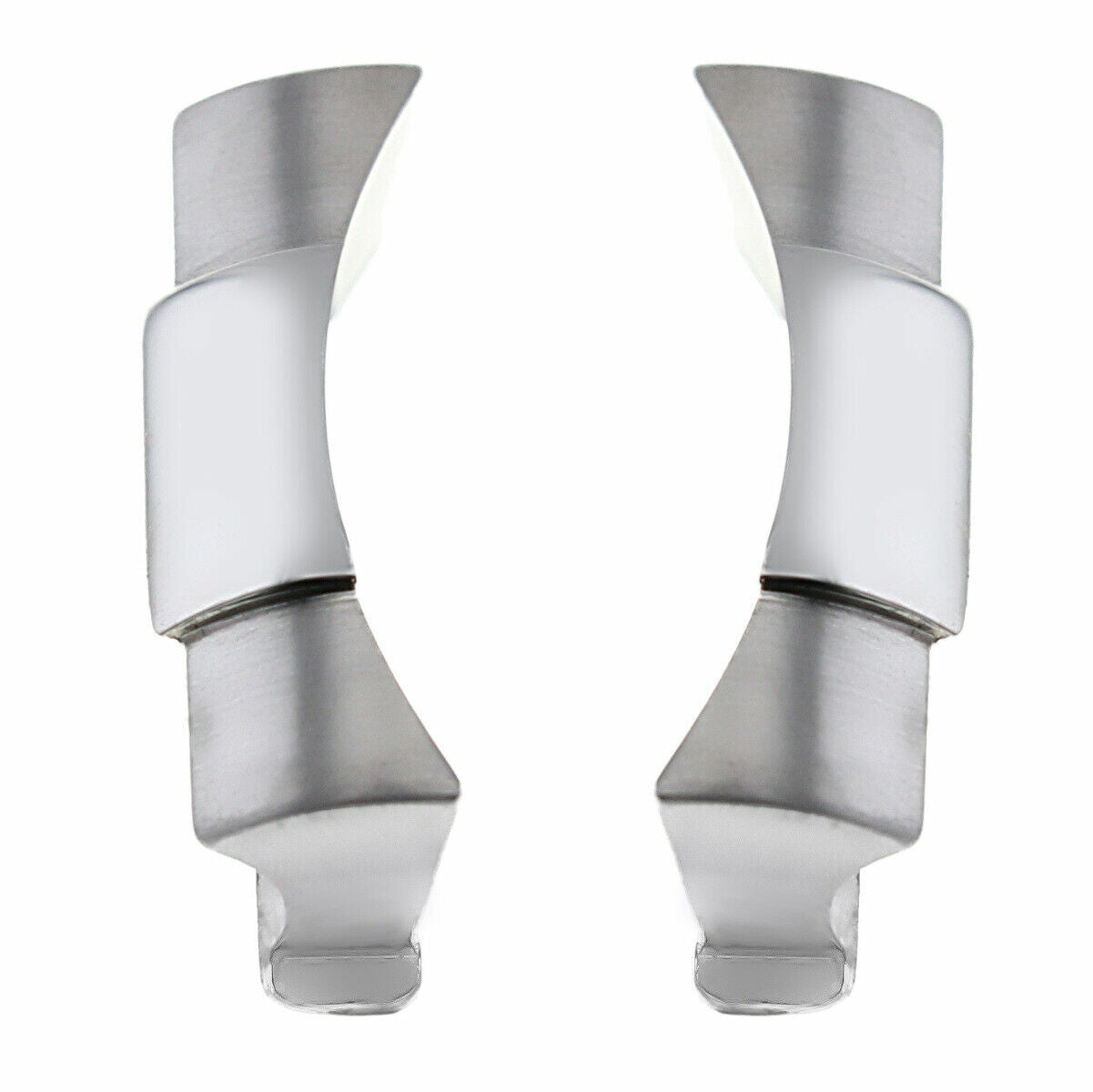 2 CUSTOM STRAP END LINK PIECE FOR ROLEX DAYTONA 16518 16519 16520 SHINY CENTER
