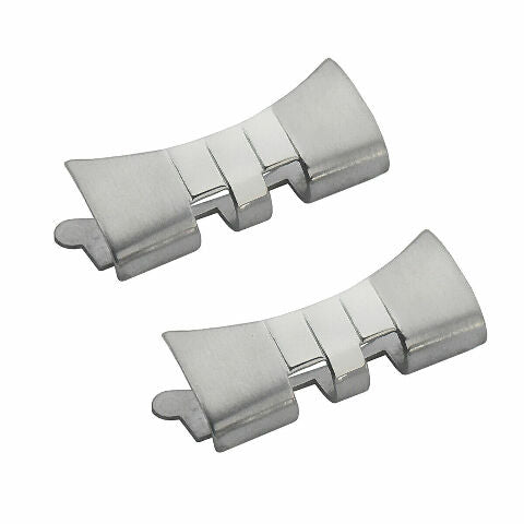 2 PCS 555 END PIECE LINK FOR 62510H JUBILEE BAND ROLEX DATEJUST GMT 16013 20MM