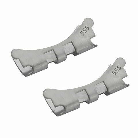 2 PCS 555 END PIECE LINK FOR 62510H JUBILEE BAND ROLEX DATEJUST GMT 16013 20MM
