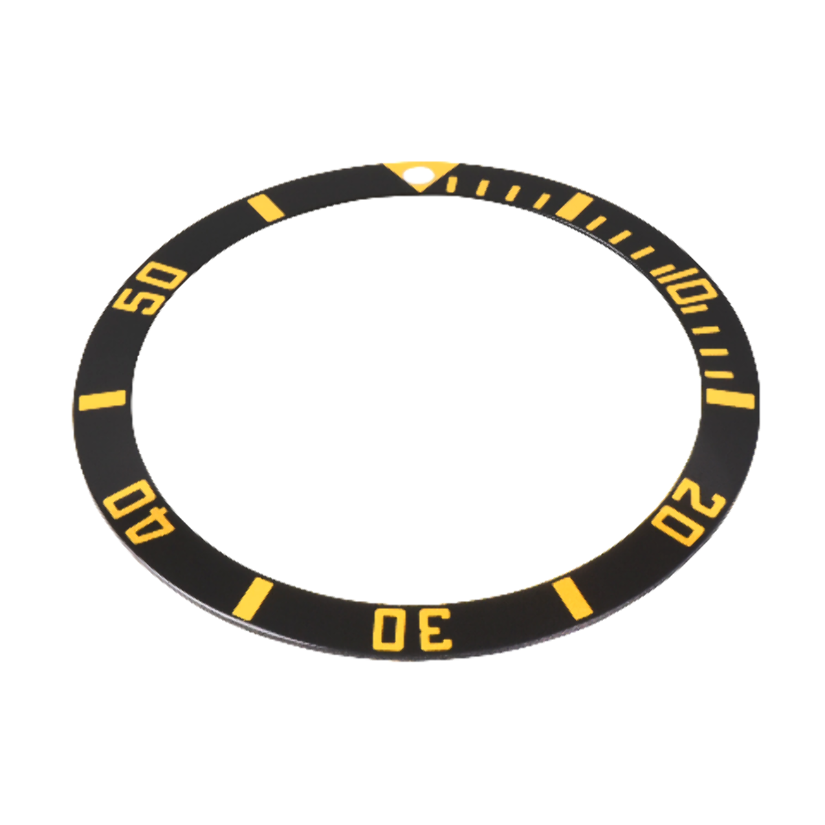 BEZEL INSERT FOR OMEGA SEAMASTER 200 396.1042 PROFESSIONAL WATCH BLACK GOLD