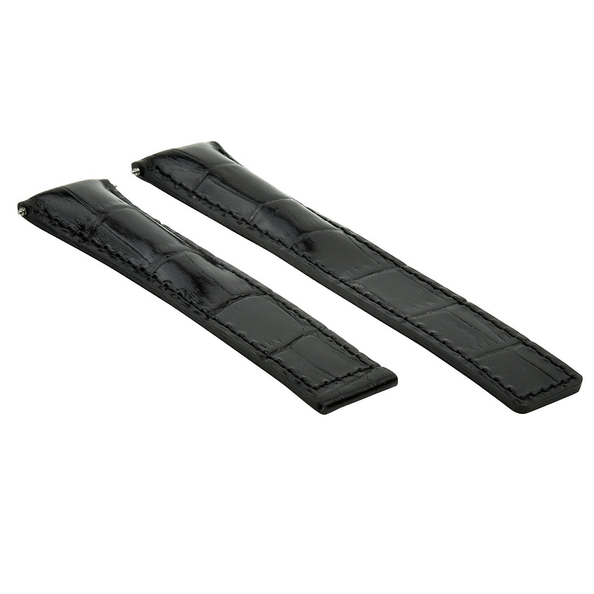 20/16MM LEATHER WATCH STRAP BAND FOR TAG HEUER MONZA WATCH  CLASP FC5111 BLACK