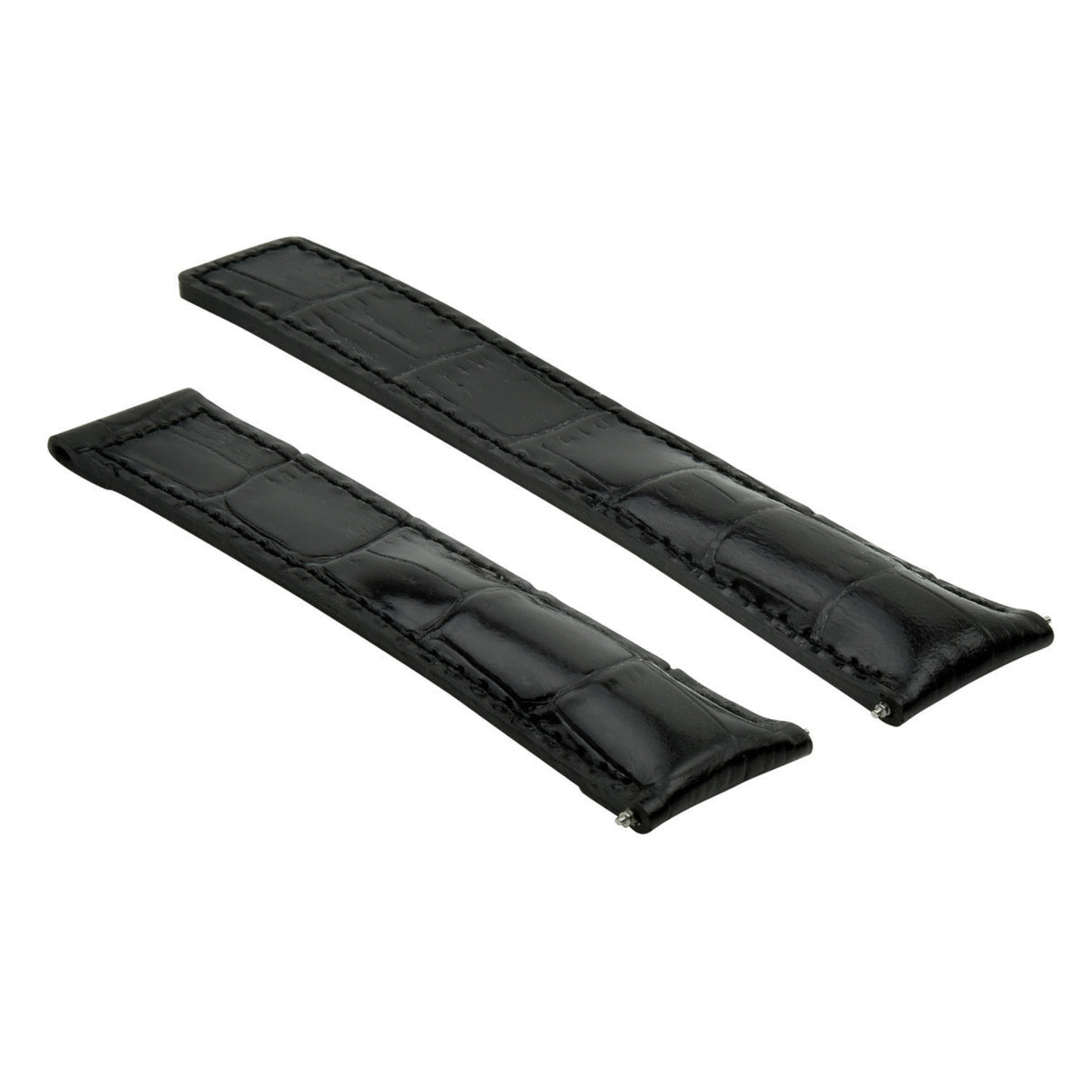 20/16MM LEATHER WATCH STRAP BAND FOR TAG HEUER MONZA WATCH  CLASP FC5111 BLACK