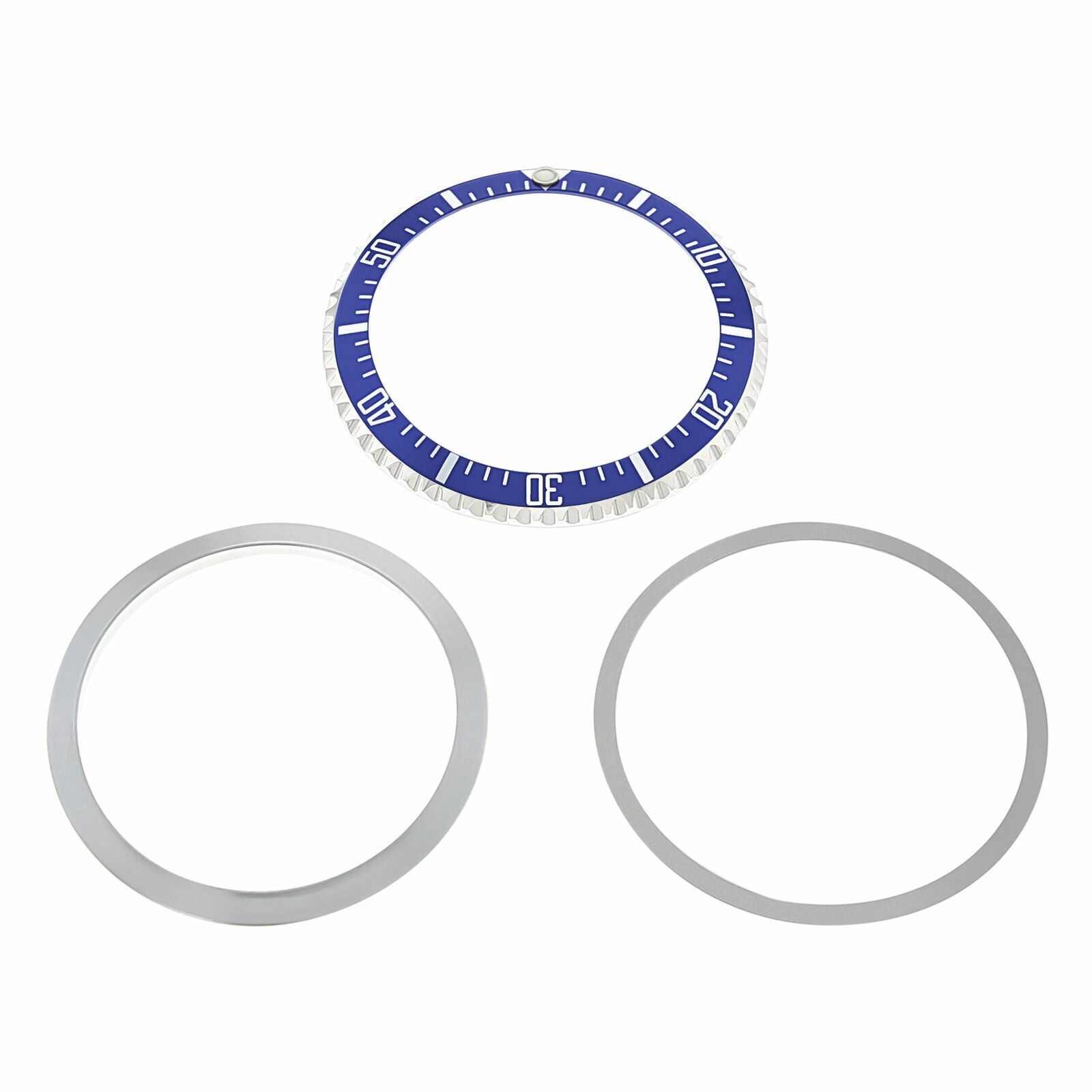 BEZEL, RETAINING, INSERT FOR ROLEX SUBMARINER WATCH MILITARY 5517/1680 BLUE