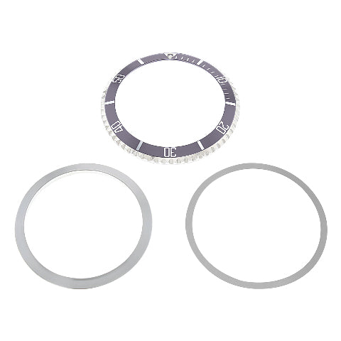 BEZEL & INSERT FOR ROLEX  SUBMARINER VINTAGE 5508 5512 5513 5517 1680 WATCH GREY