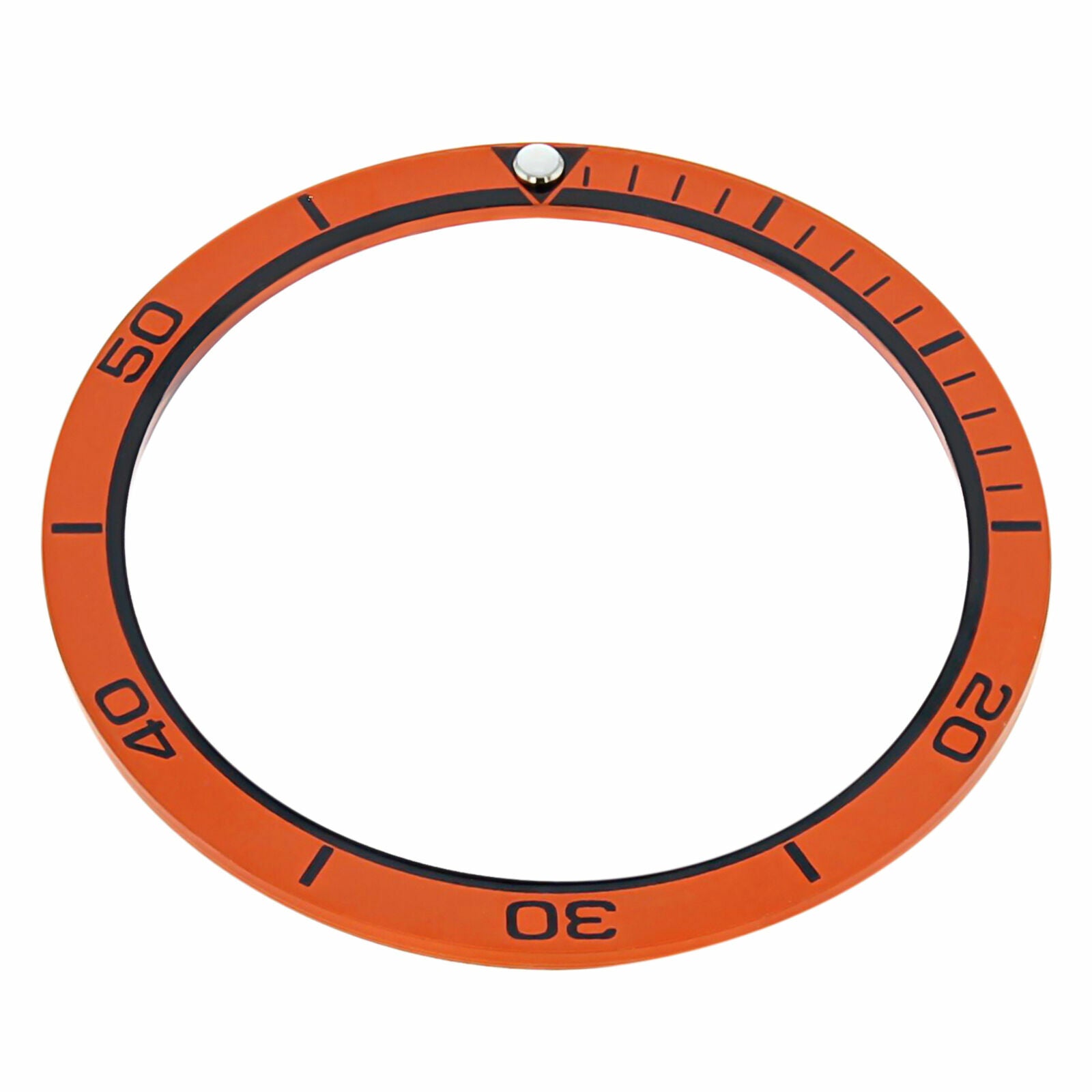 BEZEL INSERT FOR SEIKO WATCH 7002,6309,SKX007K2,7S26 DIVER PLANET OCEAN ORANGE