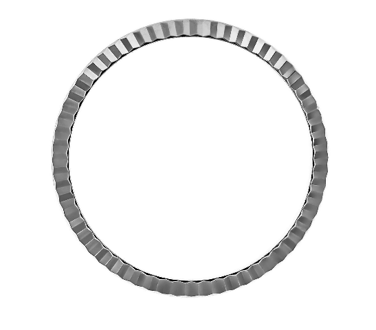 FLUTED  BEZEL FOR 31MM ROLEX MIDSIZE 6824  68273 68274 67480 77080 STAINLESS ST