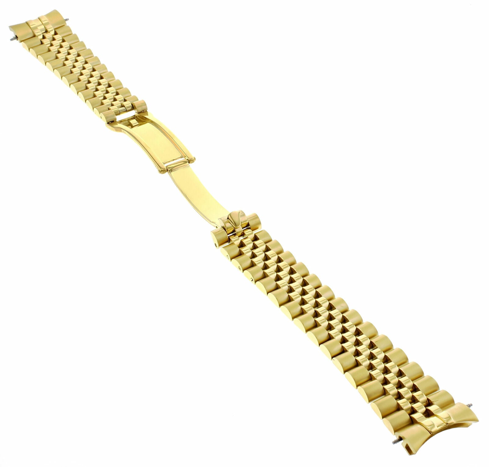 20MM JUBILEE WATCH BAND SOLID LINK FOR ROLEX 116200 SOLID HIDDEN CLASP GOLD