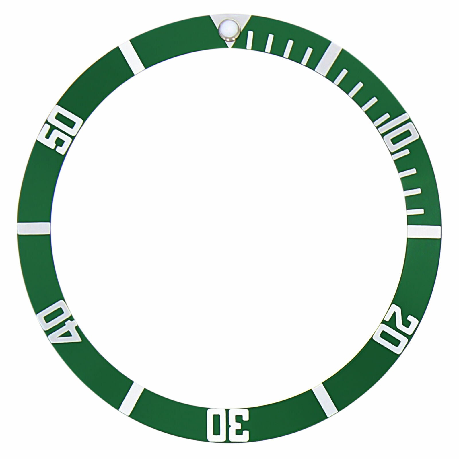 BEZEL INSERT FOR SEIKO WATCH SKX007 SKX009 SKX011 CAL 7S.26 SKX009K2 SKX17 GREEN