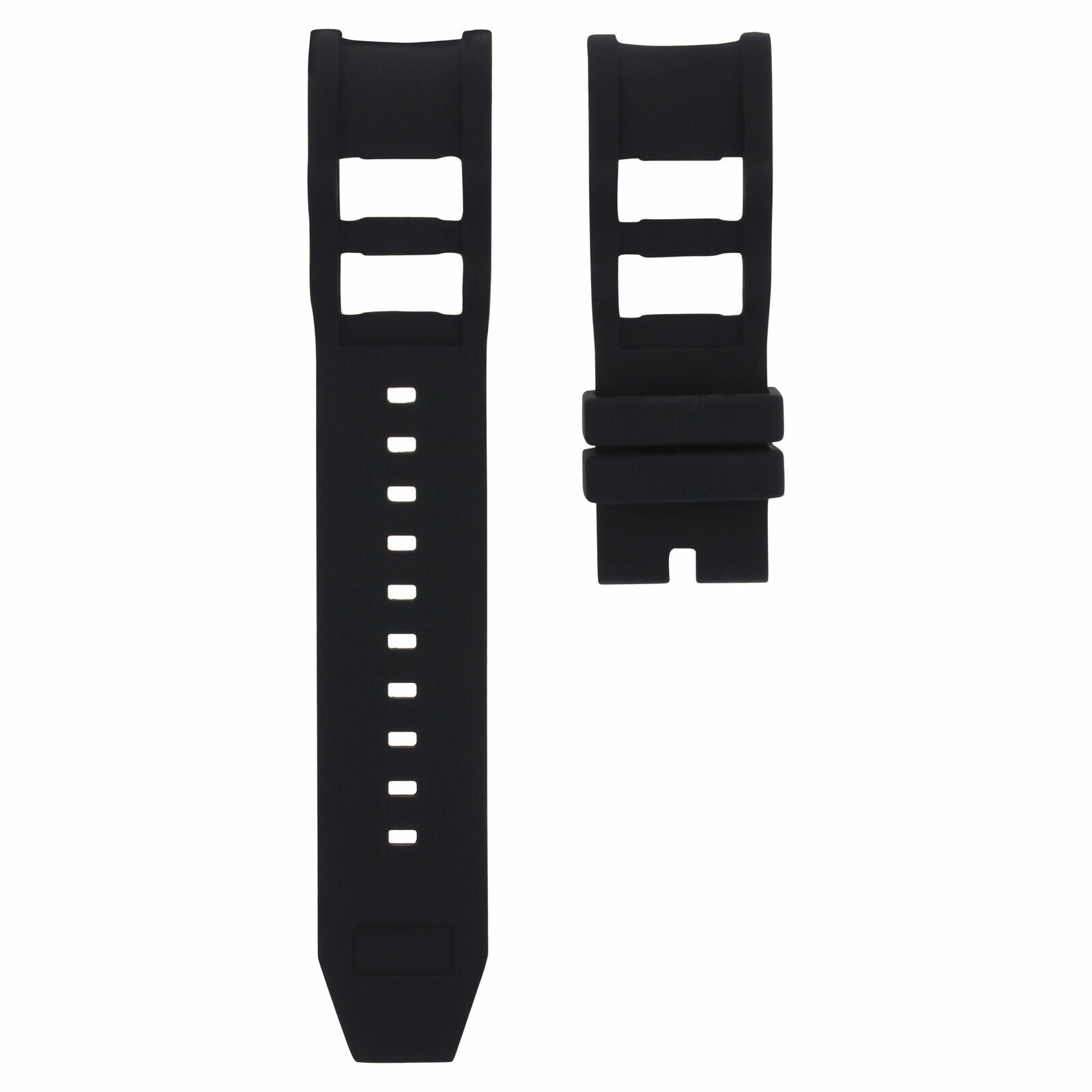 BLACK RUBBER WATCH BAND STRAP FOR INVICTA SIGNATURE RUSSIAN DIVER 1433 1438 4339