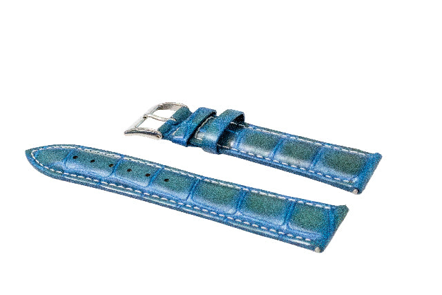 17-18-19-20-21-22-23-24MM LEATHER WATCH BAND STRAP FOR CARTIER TANK WHITE STITCH