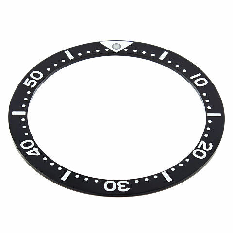 BEZEL INSERT FOR SEIKO WATCH 6309-7040-7049 SUWA TURTLE 6309A AUTAMATIC BLACK