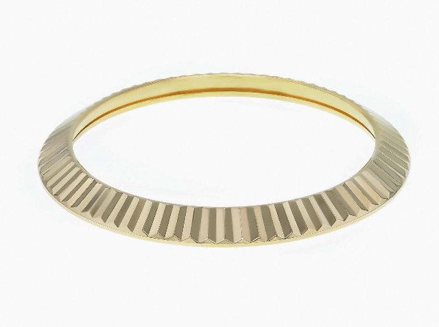 FLUTED BEZEL FOR 40MM ROLEX PRESIDENT 228238, 228398, 228348 18KY REAL GOLD