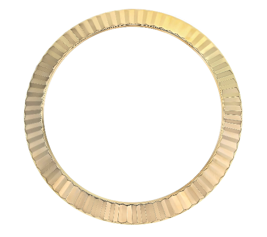 FLUTED BEZEL FOR 40MM ROLEX PRESIDENT 228238, 228398, 228348 18KY REAL GOLD