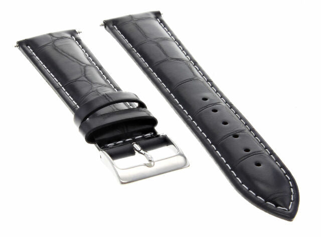 17-18-19-20-21-22-23-24MM LEATHER WATCH BAND STRAP FOR MONTBLANC W/STITCH