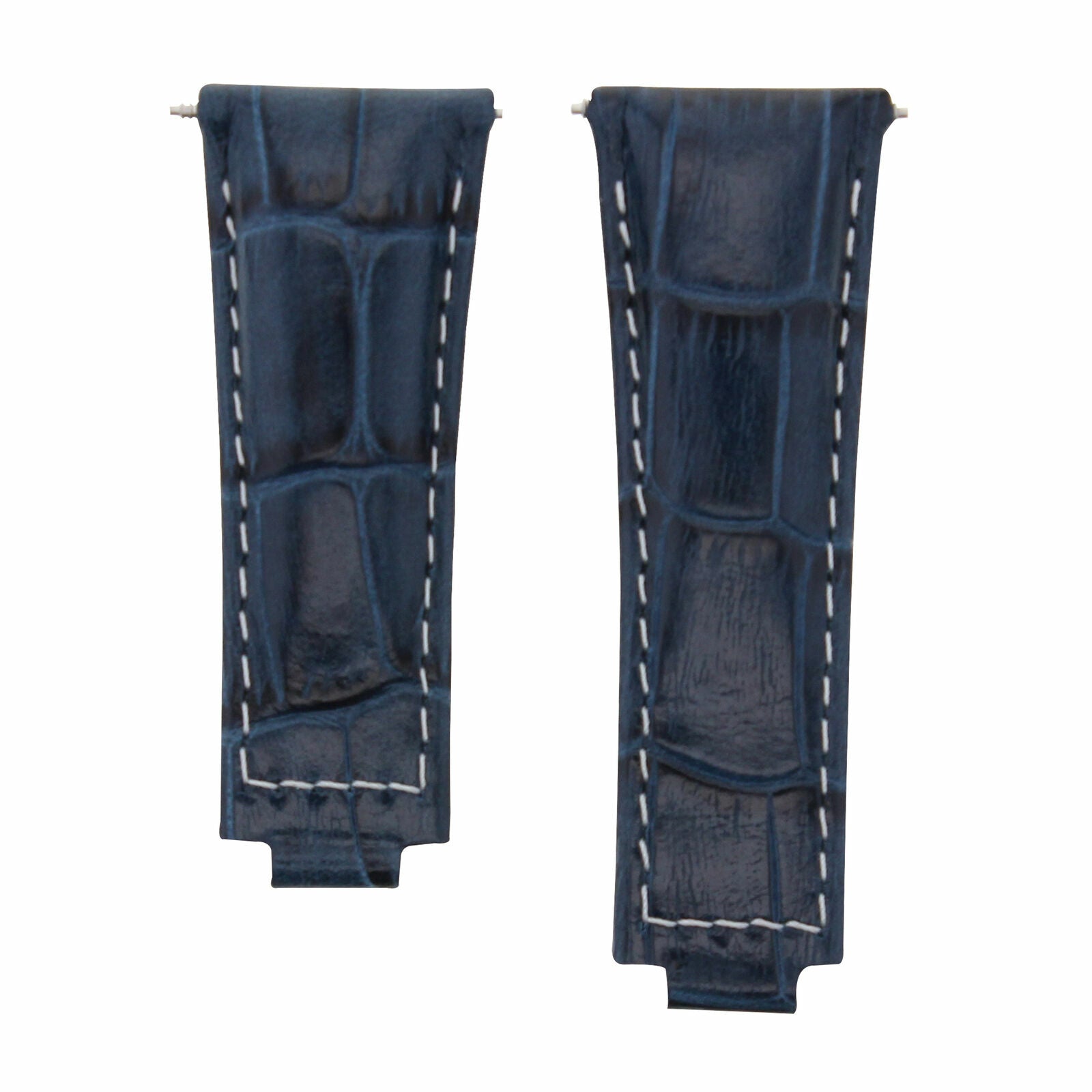LEATHER STRAP ITALIAN FOR ROLEX DAYTONA 116519 116520,116523  WATCH BLUE WS