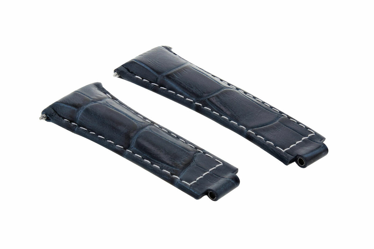 20MM LEATHER WATCH STRAP FOR ROLEX DAYTONA 16518 116520 116523 SHORT MEDIUM LONG