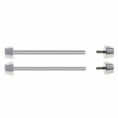 TUBE & SCREW BAR FOR 18MM BAND TISSOT T-RACE SPORT T048 LADY WATCH 40.6MM STEEL