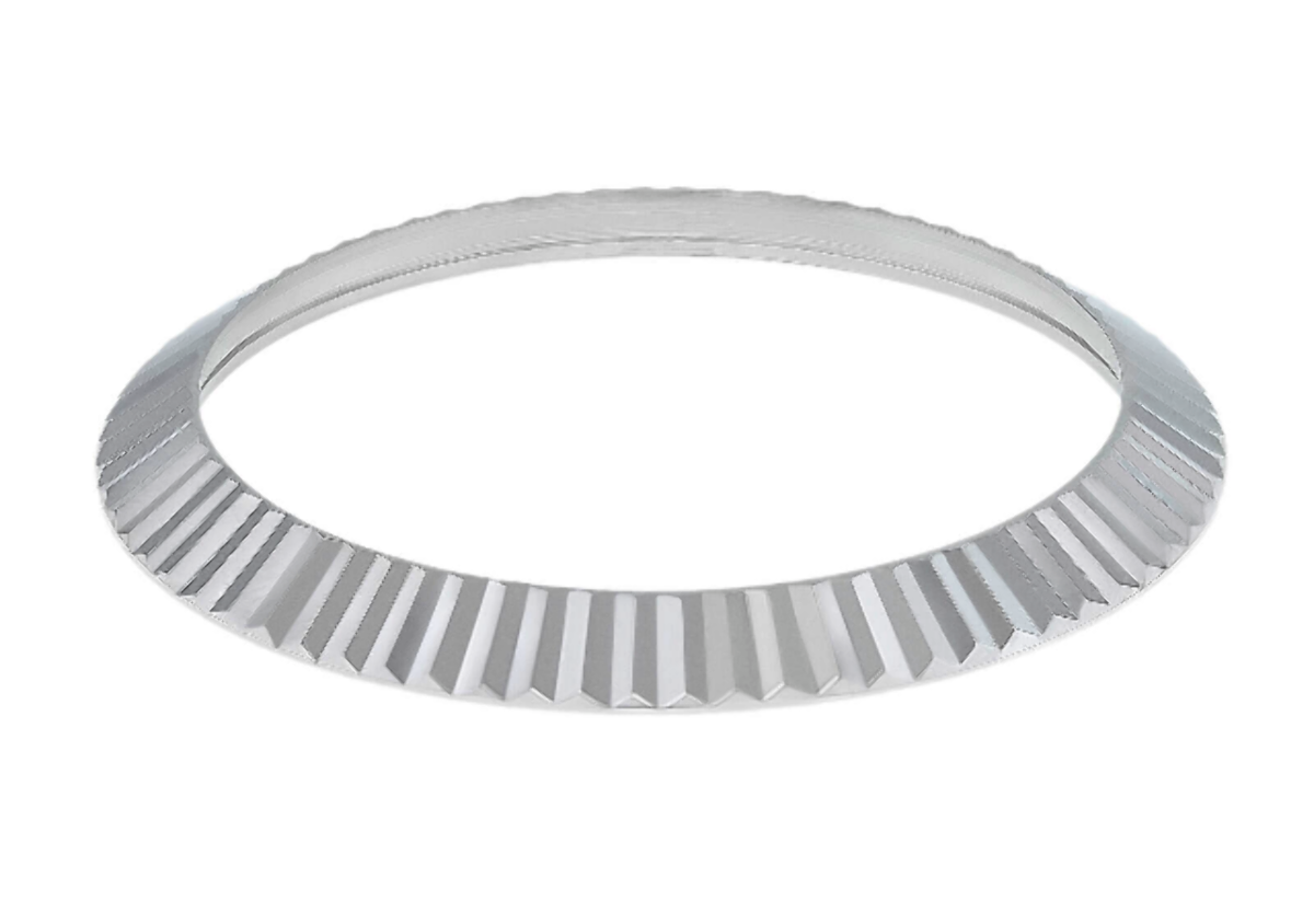 FLUTED BEZEL FOR 41MM ROLEX DATEJUST II DAY DATE 116300 116333 116334 +GASKET SS