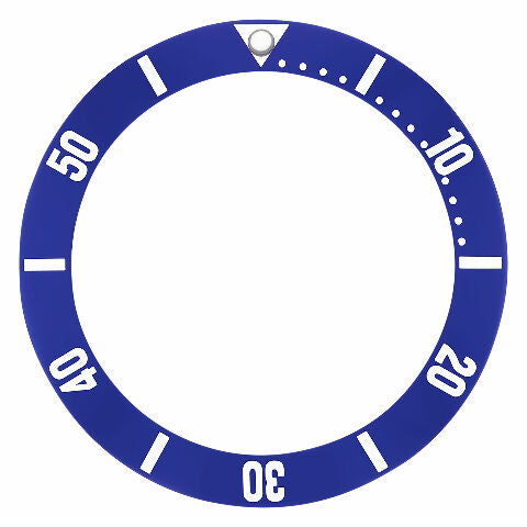 BEZEL INSERT FOR TAG HEUER 1500 WD1210  WD1213 WD1214  WD1223-G-20 BLUE SILVER