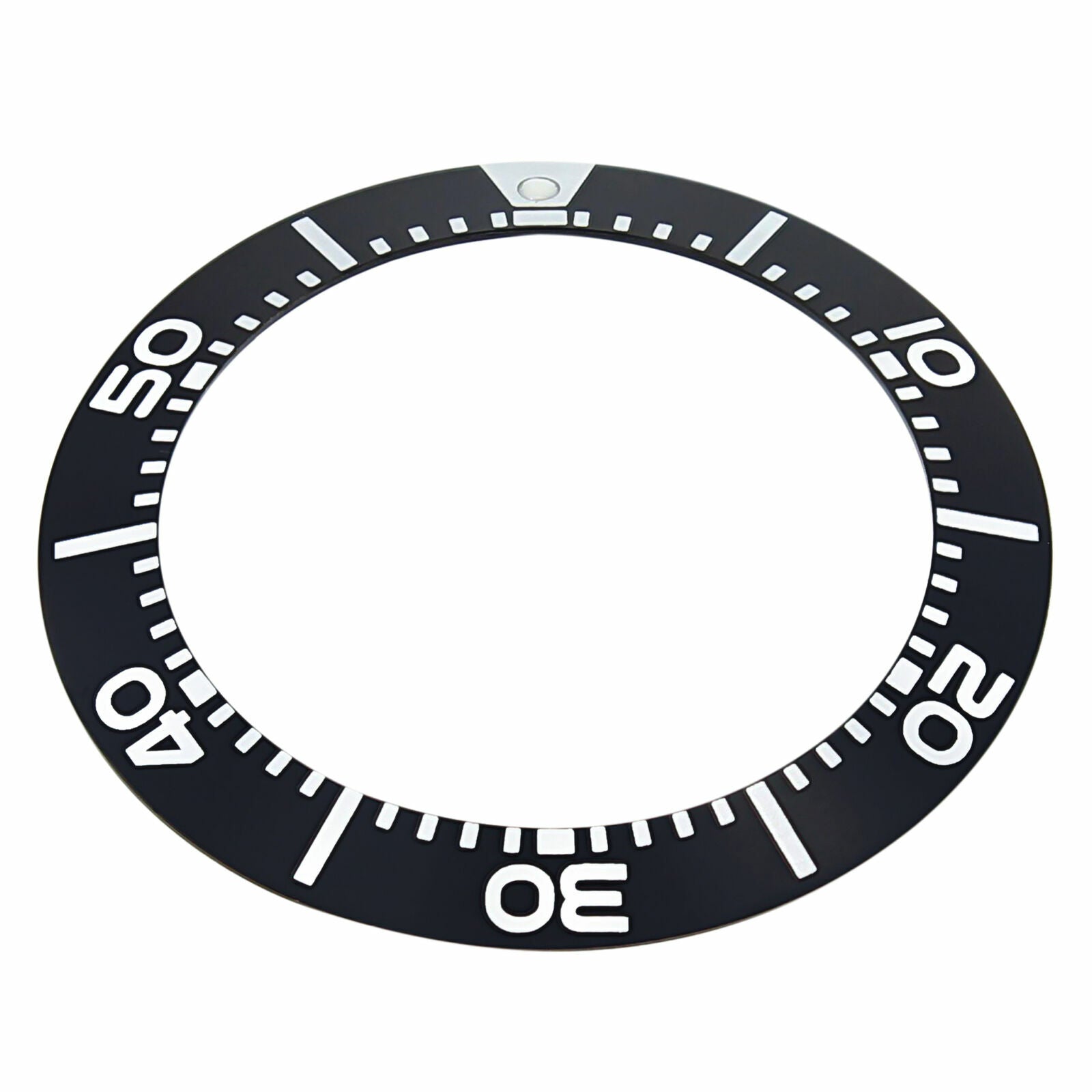 BEZEL INSERT FOR SEIKO WATCH PROSPEX SBCZ025 DIVER KINETIC SCUBA 200M BLACK