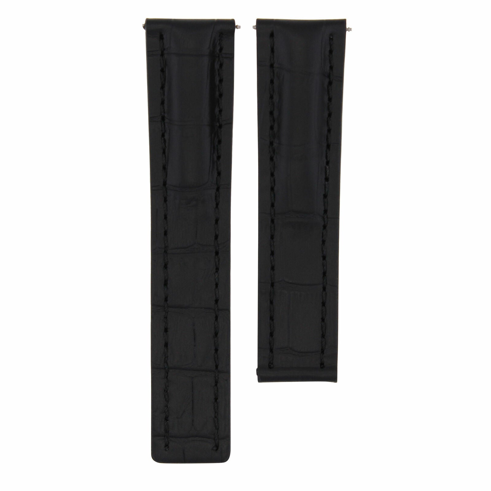 22MM LEATHER WATCH STRAP BAND FOR TAG HEUER CARRERA MONCACO CAW2111.FC618 BLACK