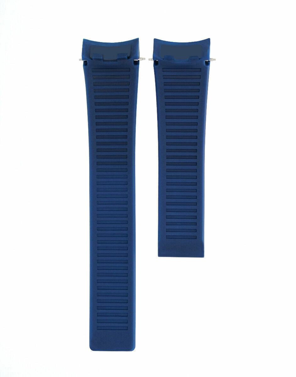 22MM RUBBER STRAP WATCH BAND FOR TAG HEUER CARRERA SLR CAG2111.FT6009 WATCH BLUE