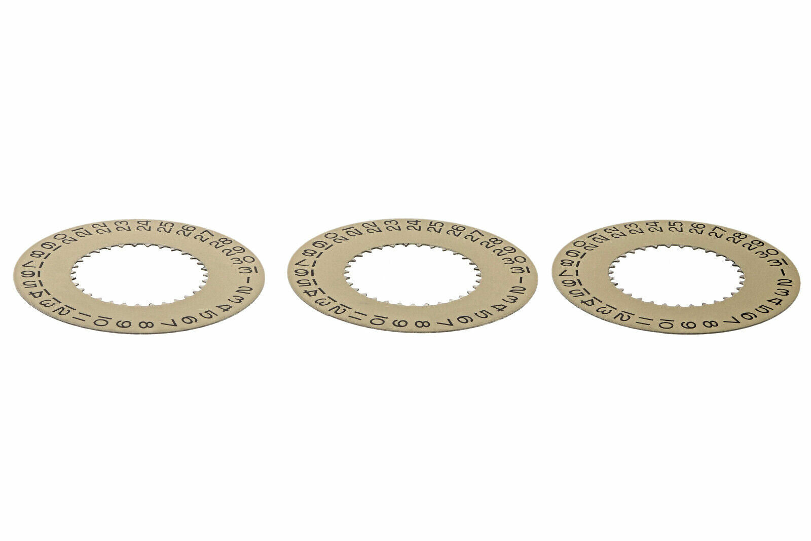 3 CALENDAR DATE DISC FOR ROLEX WATCH YACHTMASER 2235-79001 79002 168623 CHAMPAGN