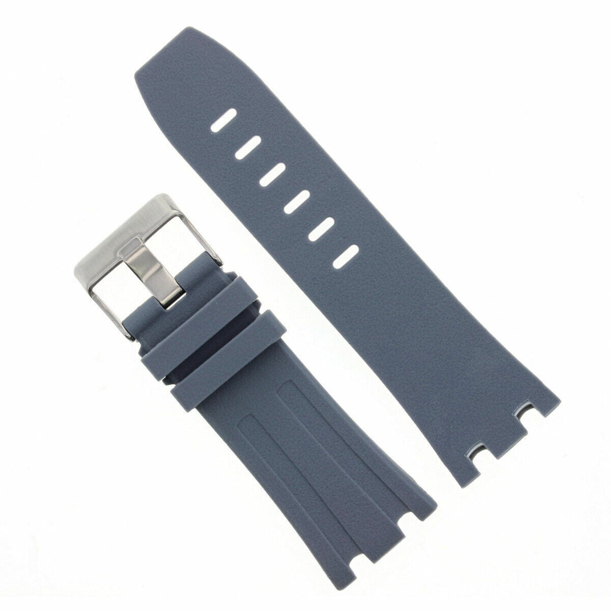 28MM AP RUBBER BAND STRAP FOR 42MM AUDEMARS PIGUET ROYAL OAK OFFSHORE 15703 GRAY