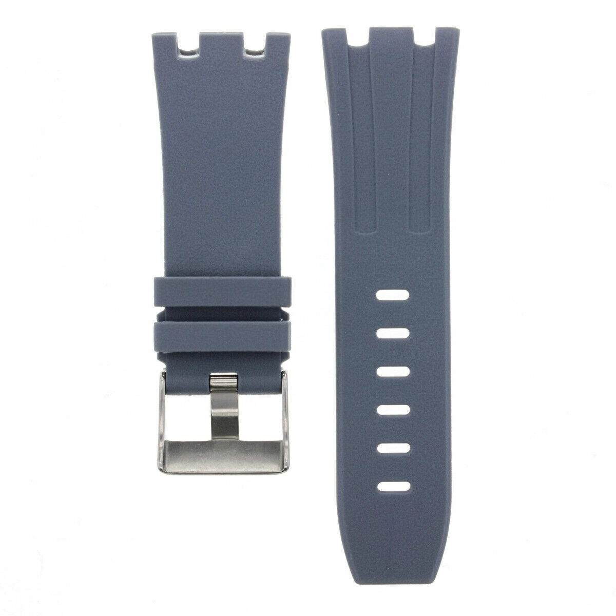 28MM AP RUBBER BAND STRAP FOR 42MM AUDEMARS PIGUET ROYAL OAK OFFSHORE 15703 GRAY