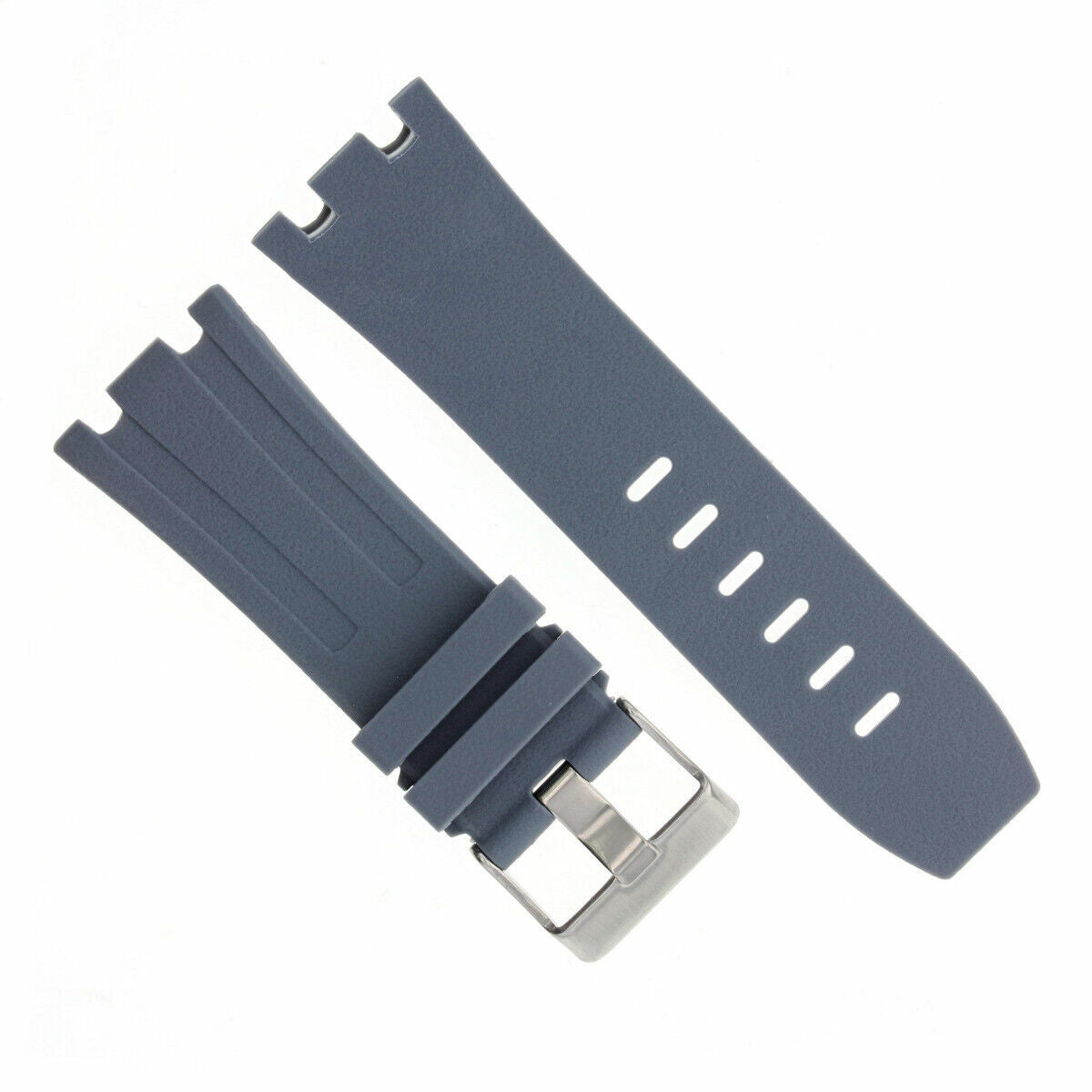 28MM AP RUBBER BAND STRAP FOR 42MM AUDEMARS PIGUET ROYAL OAK OFFSHORE 15703 GRAY