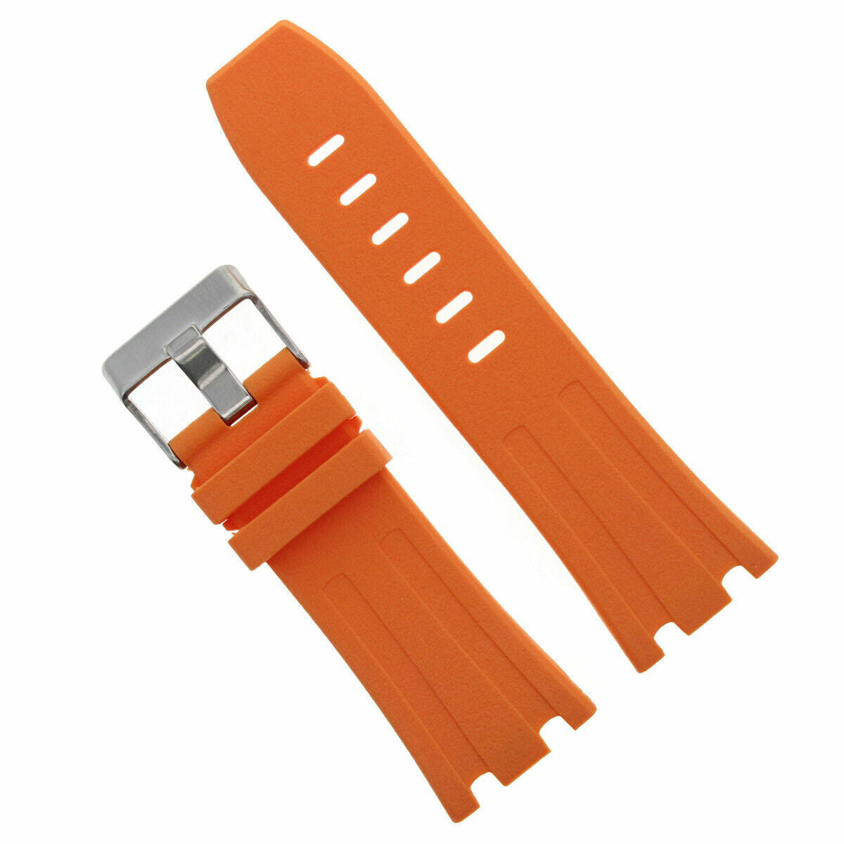 28MM AP RUBBER BAND STRAP FOR 42MM AUDEMARS PIGUET ROYAL OAK OFFSHORE ORANGE