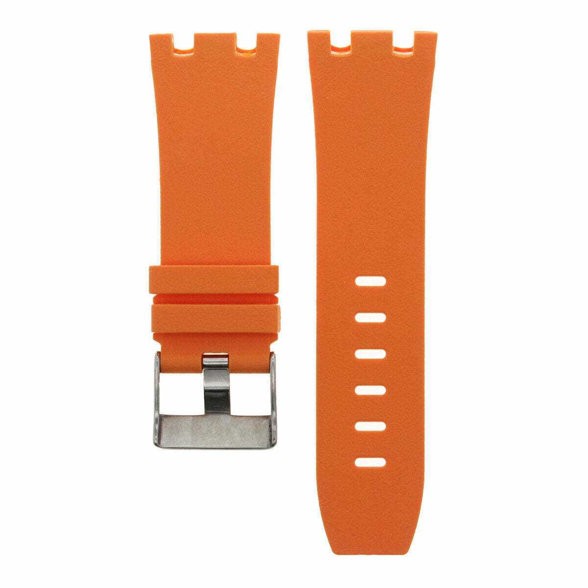 28MM AP RUBBER BAND STRAP FOR 42MM AUDEMARS PIGUET ROYAL OAK OFFSHORE ORANGE