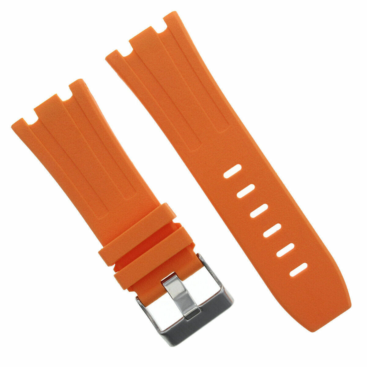 28MM AP RUBBER BAND STRAP FOR 42MM AUDEMARS PIGUET ROYAL OAK OFFSHORE ORANGE