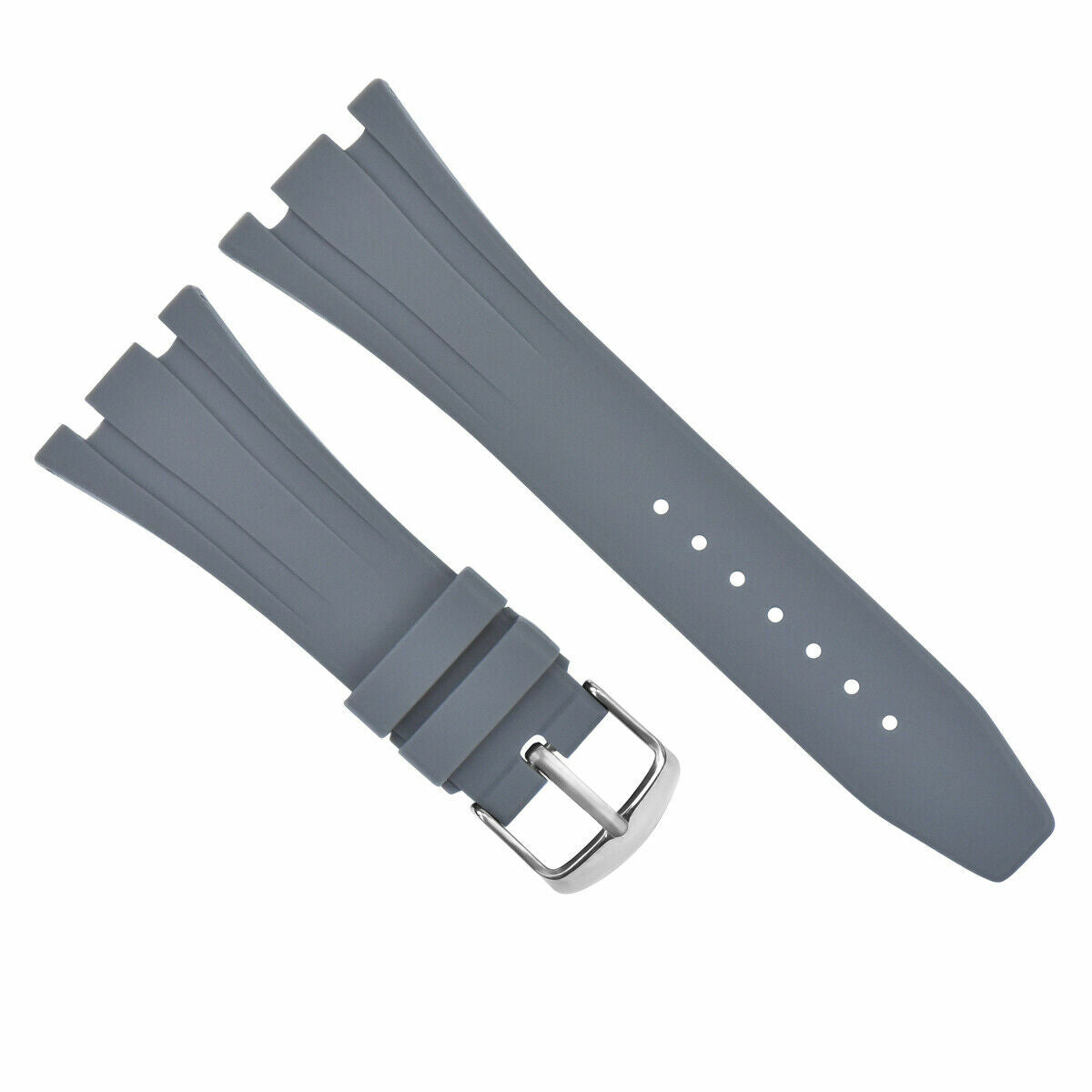 26MM AP RUBBER BAND STRAP FOR 41MM AUDEMARS PIGUET 15400 ROYAL OAK OFFSHORE GREY