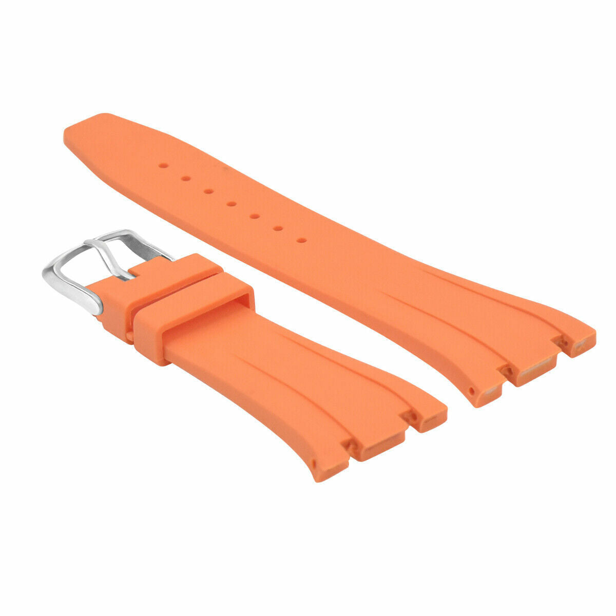 26MM AP RUBBER BAND STRAP FOR AUDEMARS PIGUET 15400 ROYAL OAK OFFSHORE ORANGE