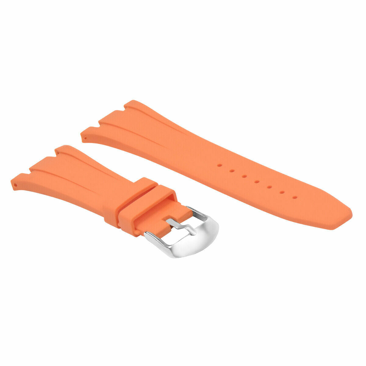 26MM AP RUBBER BAND STRAP FOR AUDEMARS PIGUET 15400 ROYAL OAK OFFSHORE ORANGE