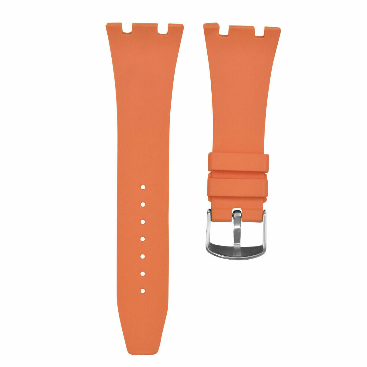 26MM AP RUBBER BAND STRAP FOR AUDEMARS PIGUET 15400 ROYAL OAK OFFSHORE ORANGE