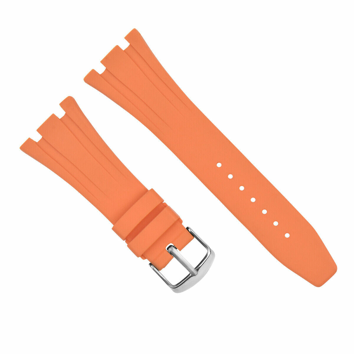 26MM AP RUBBER BAND STRAP FOR AUDEMARS PIGUET 15400 ROYAL OAK OFFSHORE ORANGE