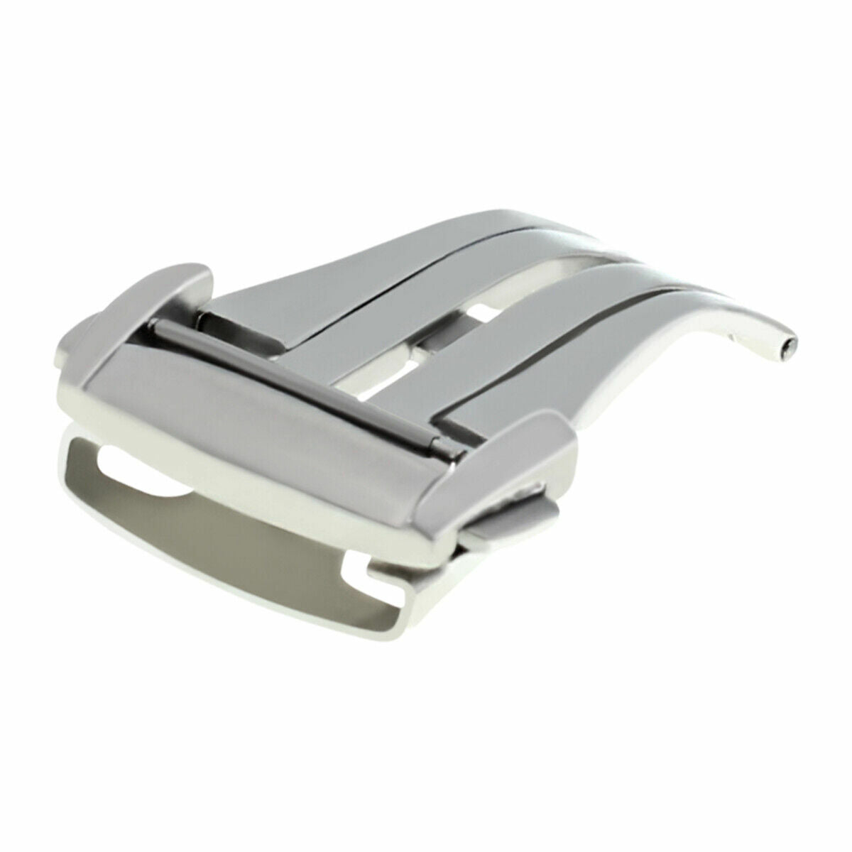 16MM WATCH STRAP BAND CLASP LEATHER FOR OMEGA SPEEDMASTER SEAMASTER TAG HEUER