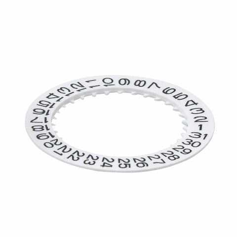 FOR SEIKO SII DATE DIAL WHEEL DISC 7S26 7S36 NH35 NH36 NH37 / SKX007 SKX009 WHITE TQ