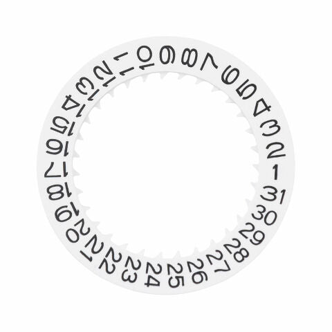 FOR SEIKO SII DATE DIAL WHEEL DISC 7S26 7S36 NH35 NH36 NH37 / SKX007 SKX009 WHITE TQ