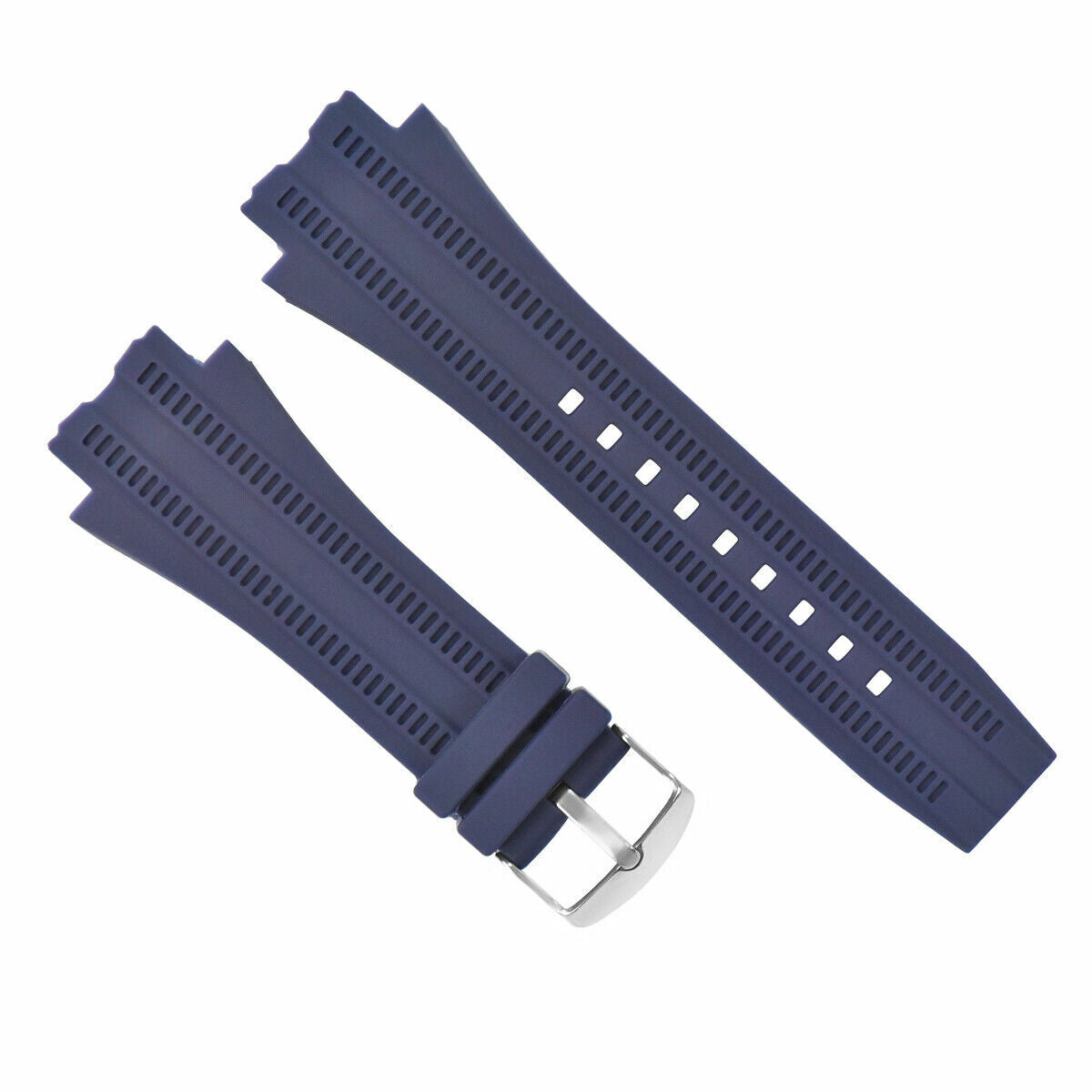 22MM SILICONE RUBBER WATCH STRAP BAND FOR MENS PORSCHE WATCH BLUE