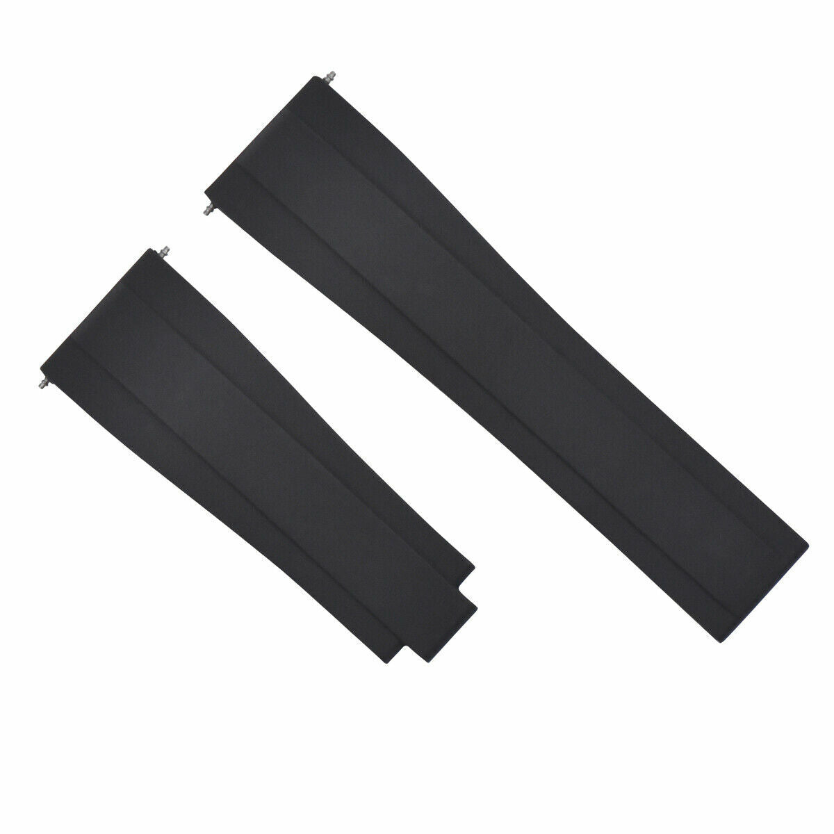 SILICONE RUBBER WATCH STRAP BAND FOR ROLEX DATEJUST DAYTONA SUBMARINER GMT BLACK