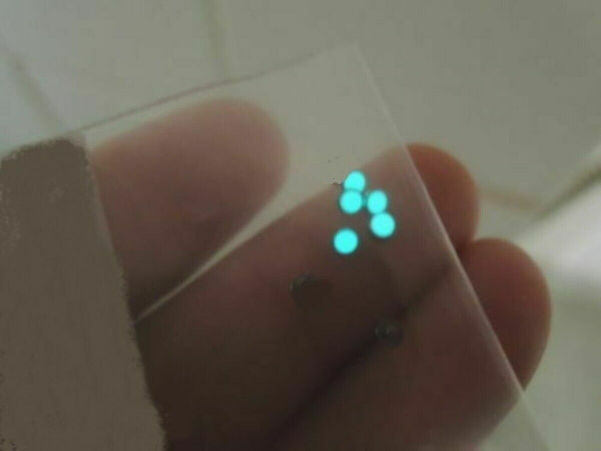 PEARL PIP FOR BEZEL INSERT ROLEX SUBMARINER CERAMIC 116613 BLUE LUME GOLD USA