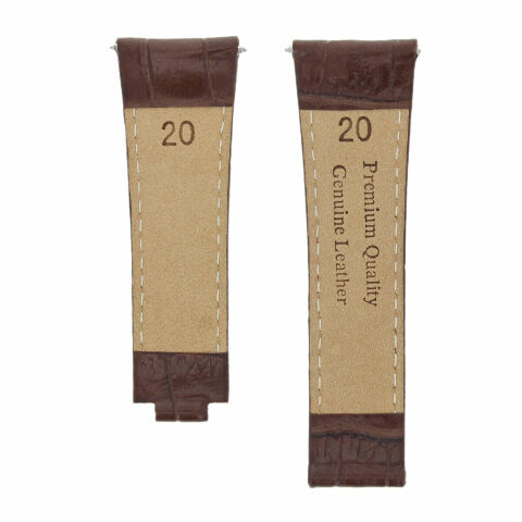 20MM LEATHER WATCH STRAP FOR ROLEX DAYTONA 16518 116520 116523 SHORT MEDIUM LONG