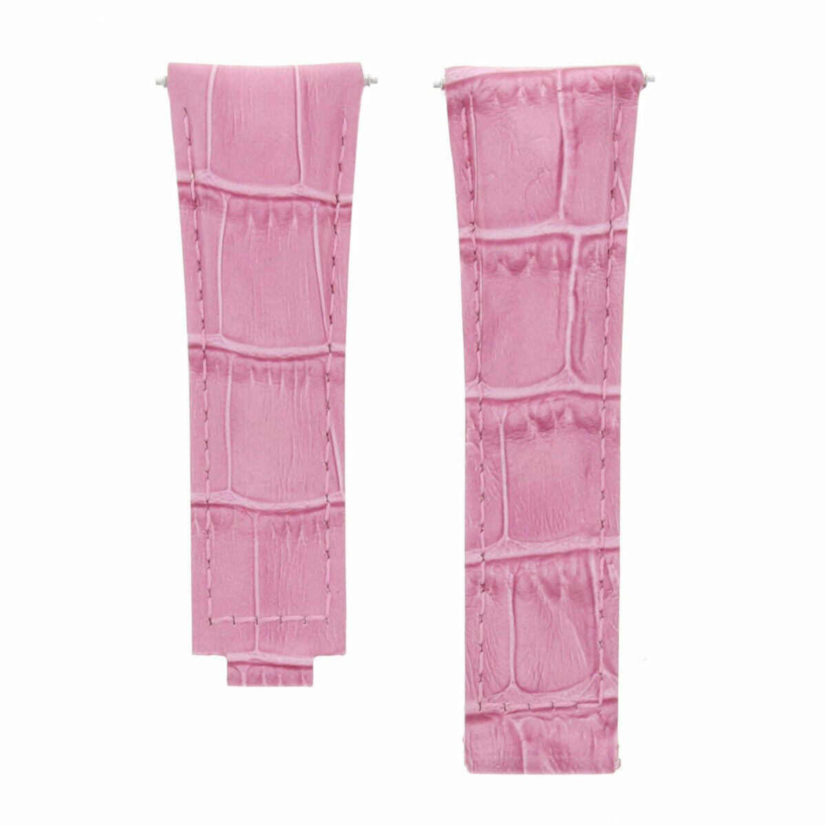 20MM LEATHER WATCH STRAP FOR ROLEX DAYTONA 16518 116520 116523 SHORT MEDIUM LONG, Pink (Regular), view 3