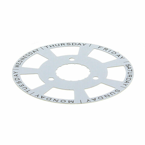 DAY DATE DISC CALENDAR FOR 40-41 ROLEX PRESIDENT II 3156 3255 218239 218238 WHITE