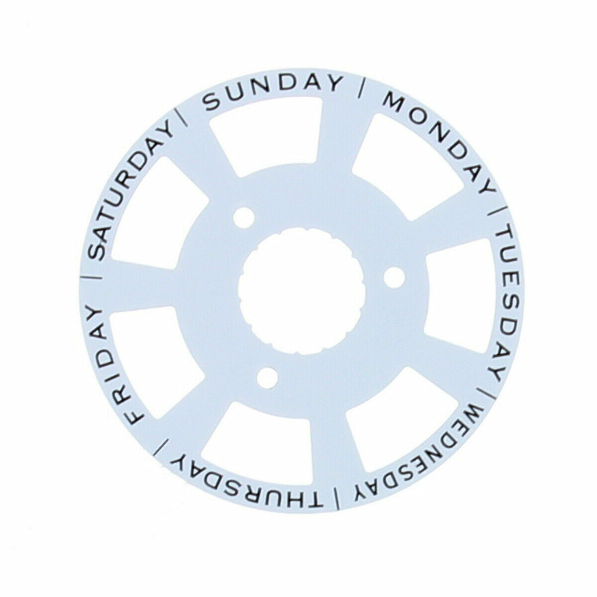 DAY DATE DISC CALENDAR FOR 40-41 ROLEX PRESIDENT II 3156 3255 218239 218238 WHITE